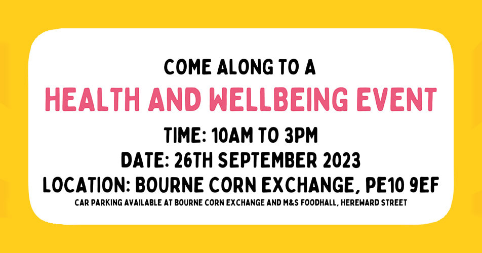 Health and Wellbeing Event image invite